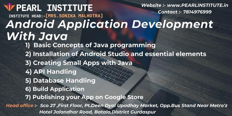 Android Mobile Application Development Course