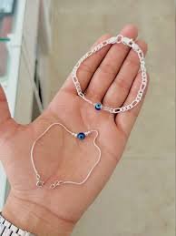 Platinum Couple Bracelet
